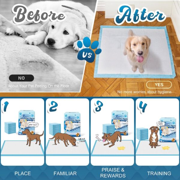 100 Small Dog Training Pads - Image 3