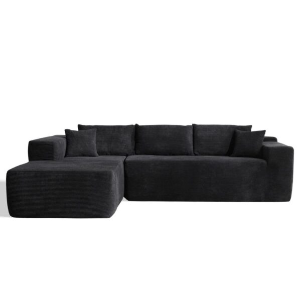 black modern sofa - Image 3