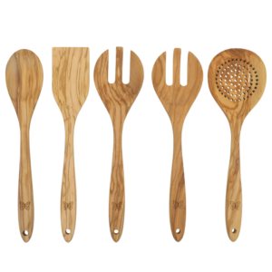 5-Piece Olivewood Utensil Set