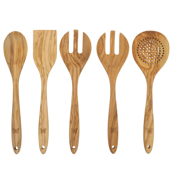 5-Piece Olivewood Utensil Set