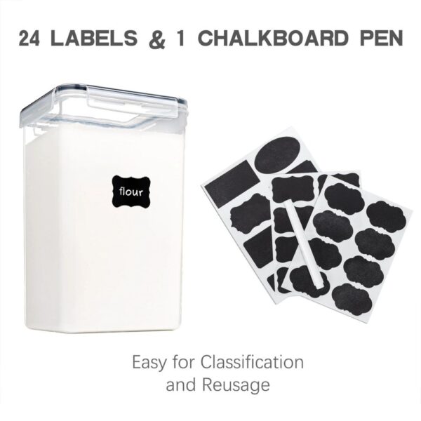 Airtight storage containers for flour and sugar - Image 2