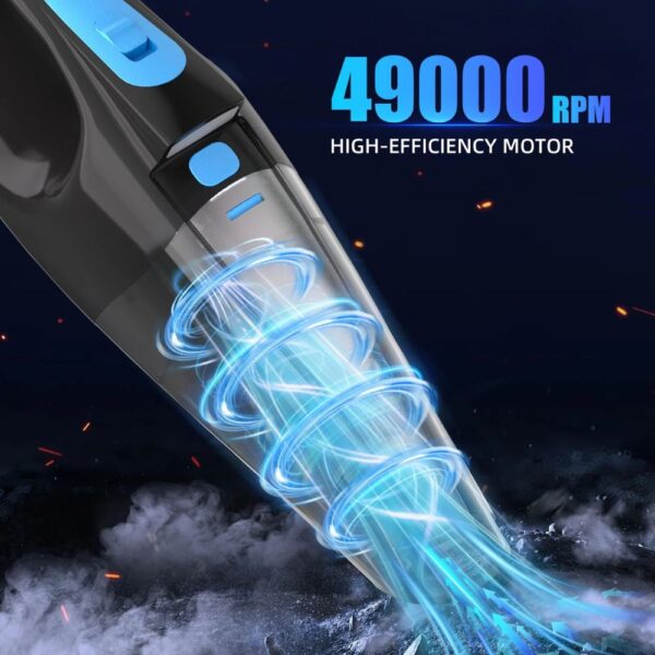 Car vacuum cleaner, 9000 Pa suction - Image 4
