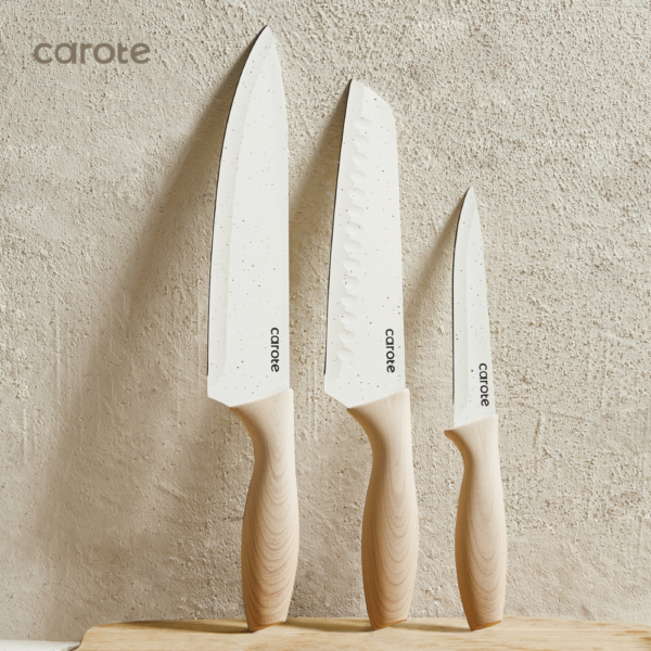 12Pcs Kitchen Knife Set, Ceramic & Stainless Steel - Image 3
