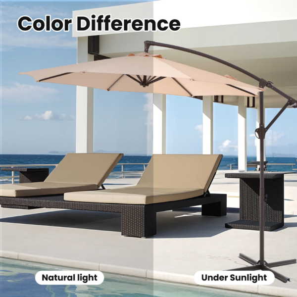 Enjoy the shade with the 10 Hanging Garden Umbrella - Image 5