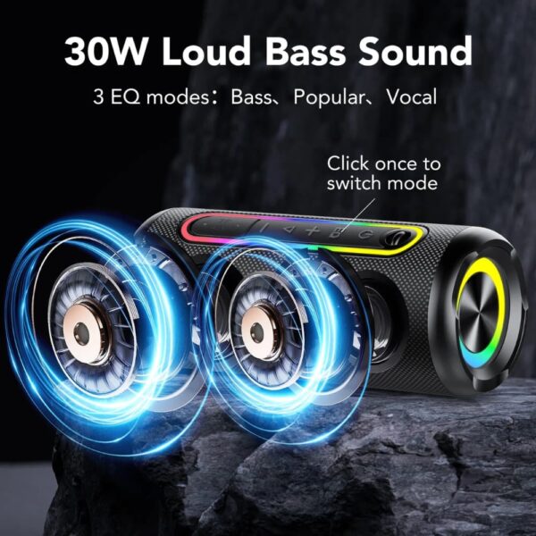 Portable Bluetooth Speaker IPX7 waterproof design