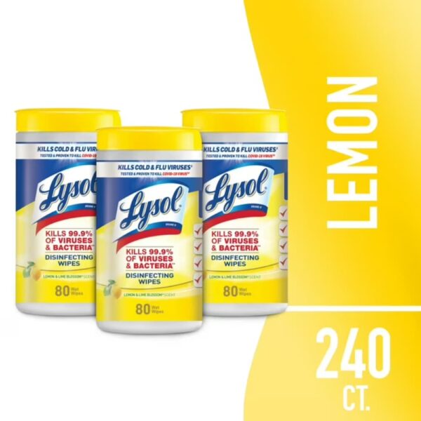 Lysol Disinfecting Wipes 3-Pack product image