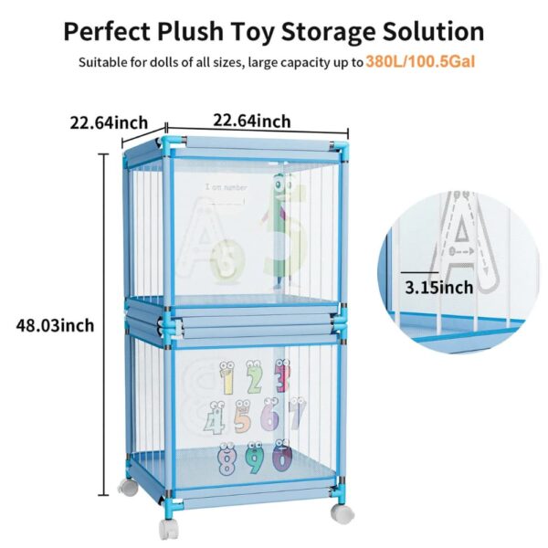 Durable Stuffed Animal Storage Organizer for Nursery – Plush Toy Organizer