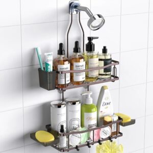 Shop Walmart USA – Hanging Shower Caddy with Rustproof Design and Soap Holder