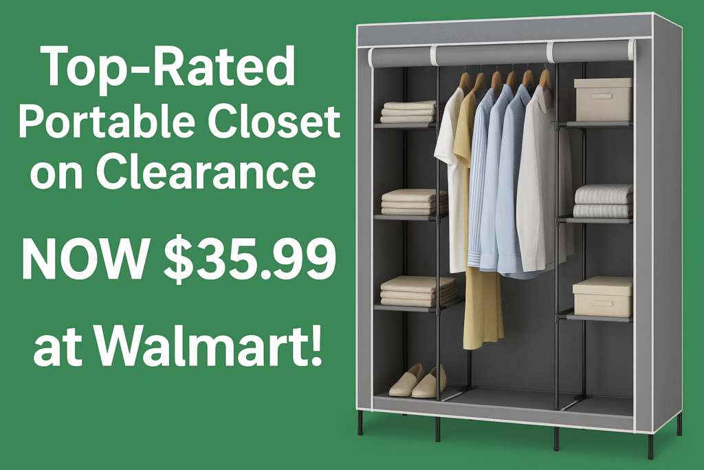 Save $216 on this Walmart portable closet in Des Moines